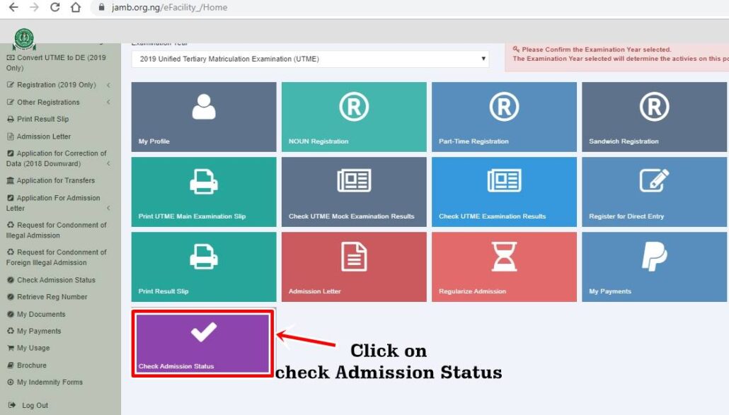 How to ACCEPT or REJECT Admission Offer Through JAMB CAPS Platform