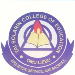 Tai Solarin College of Education (OOU Degree Affiliation) Post UTME / DE Form for 2023/2024