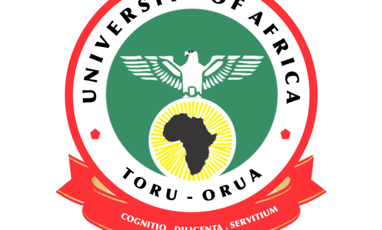 University of Africa Toru-Orua JUPEB admission form for 2024/2025