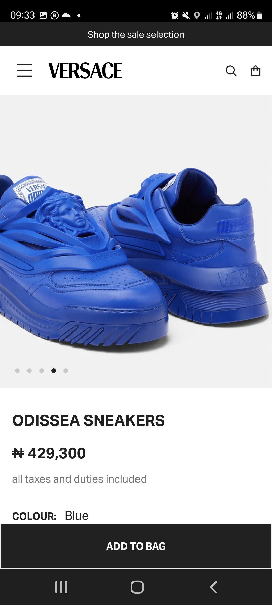Have You Seen The New Versace ODISSEA SNEAKERS Costs Over 400k ...